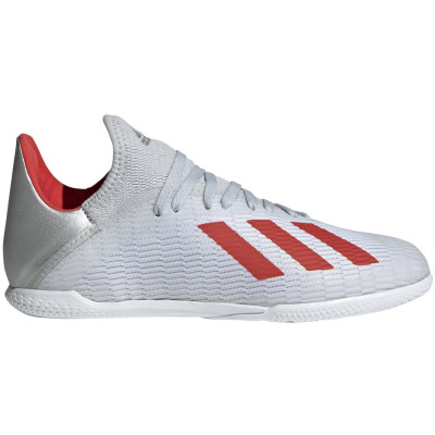 Buty piłkarskie adidas X 19.3 IN JR srebrne F35355