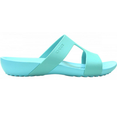 Crocs klapki dasmkie Serena Slide W miętowe 205675 40M