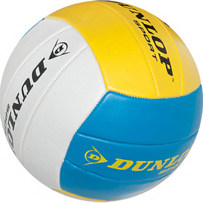 Piłka siatkowa Dunlop Sport Volleyball S4 biało-niebiesko-żółta 305602