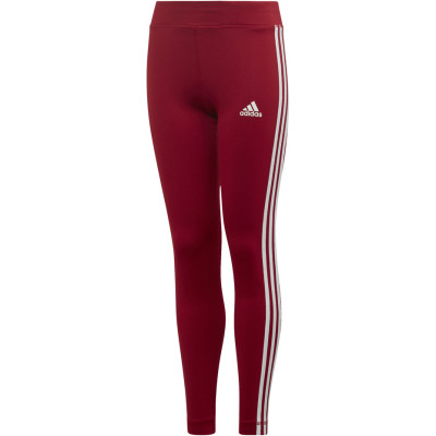 Legginsy dla dzieci adidas YG TR Equip 3S L Tight czerwone ED6281