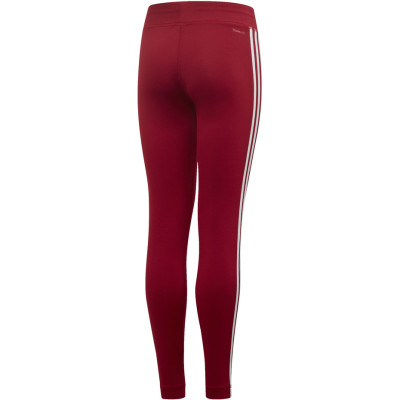 Legginsy dla dzieci adidas YG TR Equip 3S L Tight czerwone ED6281