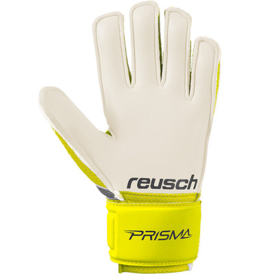 Rękawice bramkarskie Reusch Prisma SD Easy Fit Junior żółto-czarne 3872515 206