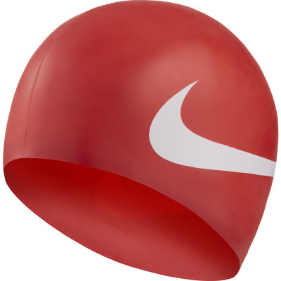 Czepek pływacki Nike Os Big Swoosh czerwony NESS8163-614