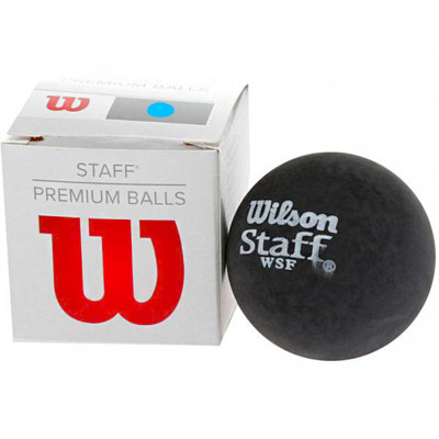 Piłeczka do squasha Wilson Staff Ball BL DOT niebieska kropka WRT617000