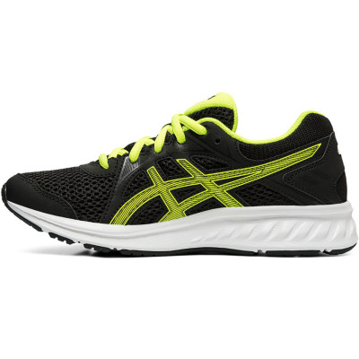 Buty dla dzieci Asics Jolt 2 GS czarno-limonkowe 1014A035 003