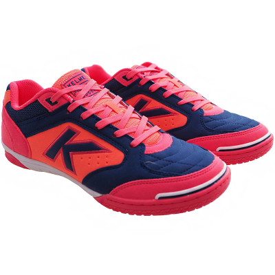 Buty halowe Kelme Precision Indoor pomarańczowo-różowo-niebieskie 55211 9816