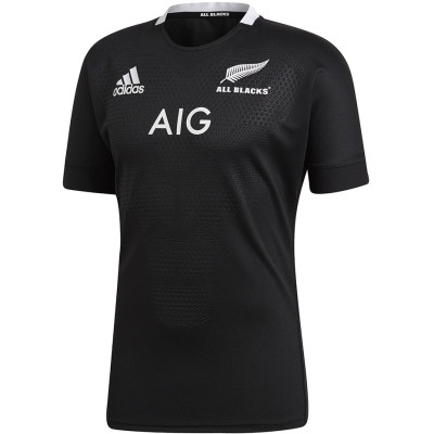 Koszulka męska adidas All Blacks Home Jersey czarno-biała CW3134