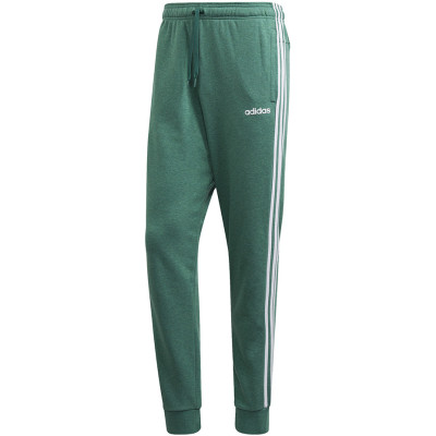 Spodnie męskie adidas Essentials 3 Stripes Tapered Pant FT zielone FM6284