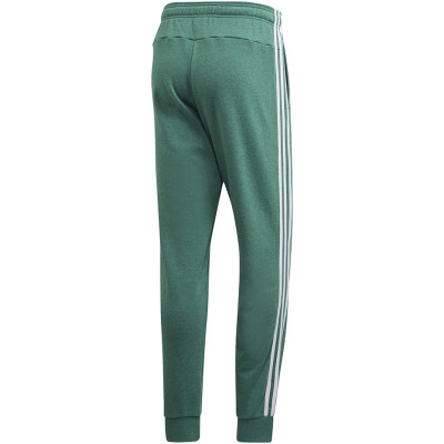 Spodnie męskie adidas Essentials 3 Stripes Tapered Pant FT zielone FM6284