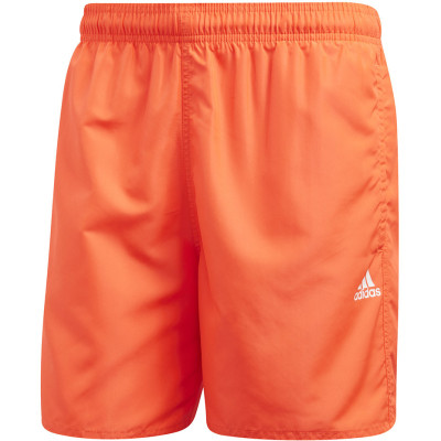 Spodenki męskie kąpielowe adidas Solid CLX SH SL pomarańczowe FJ3383