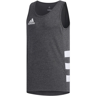 Koszulka męska adidas Rugby Singlet szara FM4134