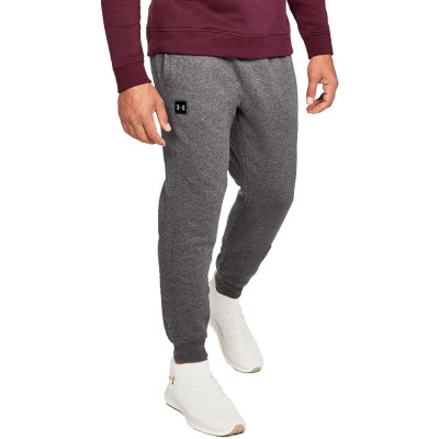 Spodnie męskie Under Armour Rival Fleece Jogger ciemnoszare 1320740 020