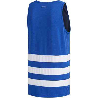 Koszulka męska adidas Rugby Singlet niebieska FM4137