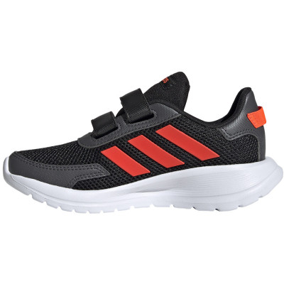 Buty dla dzieci adidas Tensaur Run C czarno-czerwone EG4143