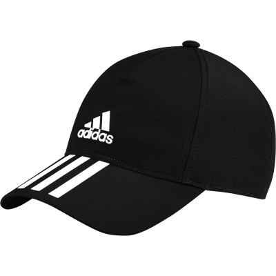 Czapka z daszkiem adidas młodzieżowa BB C 3S 4A A.R OSFY czarno-biała FK0882