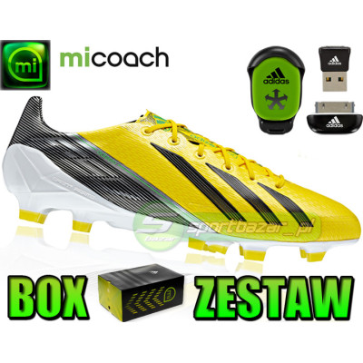 ZESTAW: BUTY adidas F50 ADIZERO TRX FG + MICOACH /L44749