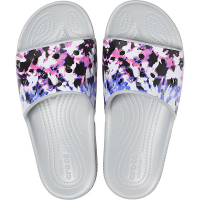 Klapki damskie Crocs Classic Crocs Tie Dye Mania Slide 206481 97K