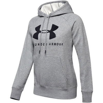 Bluza damska Under Armour Rival Fleece Graphic Hoodie szara 1348550 035