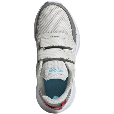 Buty dla dzieci adidas Tensaur Run C szaro-białe EG4147