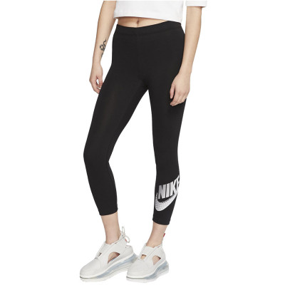 Legginsy damskie Nike NSW Club Crop Futura czarne CK3967 010