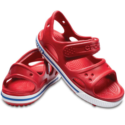 Sandały dla dzieci Crocs Crocband II Sandal PS Kids czerwono-niebieskie 14854 6OE