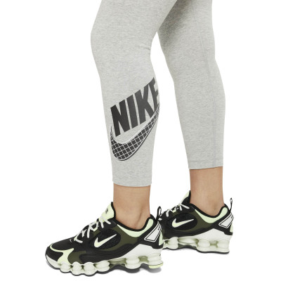 Legginsy damskie Nike NSW Club Crop Futura szare CK3967 063