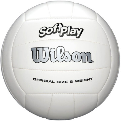 Piłka siatkowa Wilson Soft Play biała WTH3501