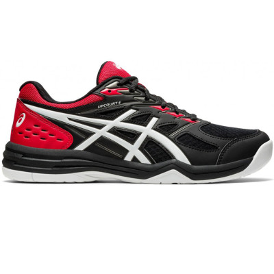 Buty męskie do siatkówki Asics Upcourt 4 czarno-czerwone 1071A053 002