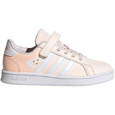 Buty dla dzieci adidas Grand Court C różowe FW4937