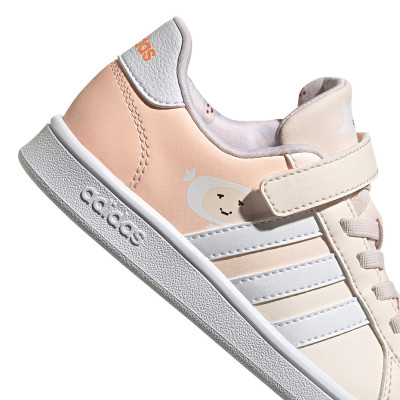 Buty dla dzieci adidas Grand Court C różowe FW4937