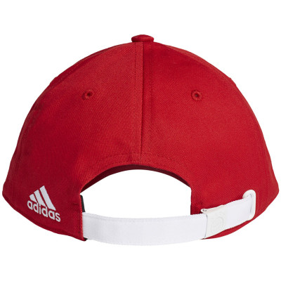 Czapka z daszkiem męska adidas FC Bayern BB Cap OSFL czerwona FS0198