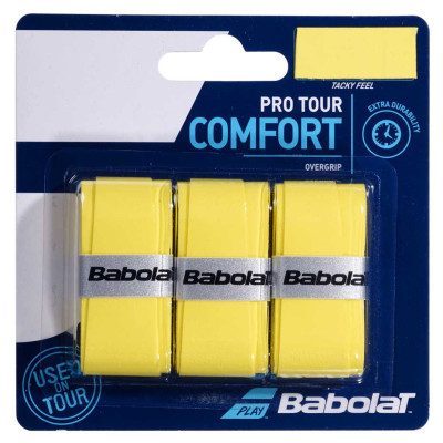 Owijka Babolat Pro Tour X3 żółte 3 szt. 138759