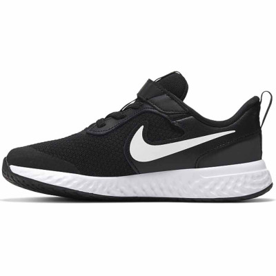 Buty dla dzieci Nike Revolution 5 czarno-białe BQ5672 003