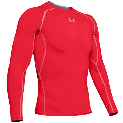 Koszulka męska Under Armour Hg Ls czerwona 1257471 600