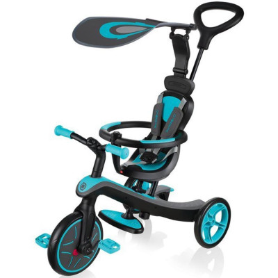 Rowerek Smj Globber Teal Explorer Trike 4 in1 czarno-niebieski 632-105-2