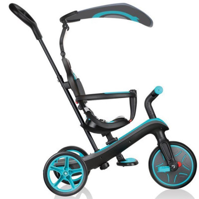 Rowerek Smj Globber Teal Explorer Trike 4 in1 czarno-niebieski 632-105-2