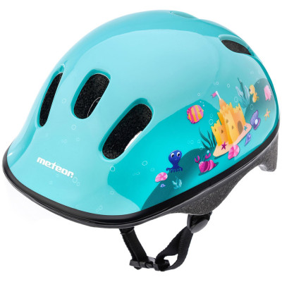 Kask rowerowy Meteor KS06 Magic rozm. S 48-52 cm niebieski 24811