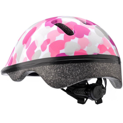 Kask rowerowy Meteor KS06 Hearts pink roz XS 44-48cm 24818