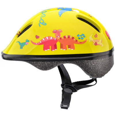 Kask rowerowy Meteor KS06 Dino rozm. XS 44-48 cm żółty 24838