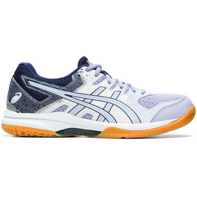 Buty damskie do siatkówki Asics Gel Rocket 9 biało-fioletowe 1072A034 103