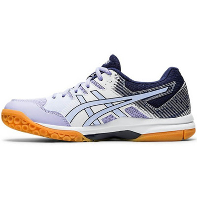 Buty damskie do siatkówki Asics Gel Rocket 9 biało-fioletowe 1072A034 103