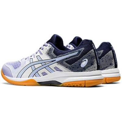 Buty damskie do siatkówki Asics Gel Rocket 9 biało-fioletowe 1072A034 103