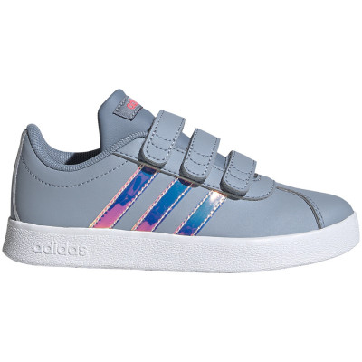 Buty dla dzieci adidas Vl Court 2.0 Cmf szare FW4958