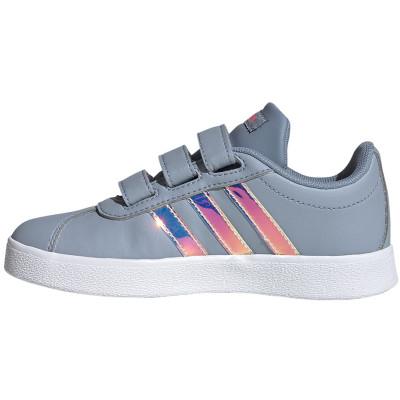 Buty dla dzieci adidas Vl Court 2.0 Cmf szare FW4958