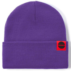 Czapka Ozoshi Hitoshi Cuffed Beanie fioletowa OWH20CFB002BR