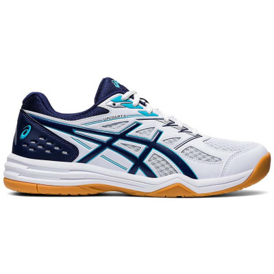 Buty męskie do siatkówki Asics Upcourt 4 biało-granatowe 1071A053 100