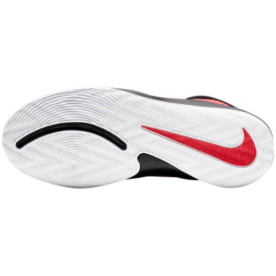 Buty dla dzieci Nike Team Hustle czerwono-czarne AQ4224 600