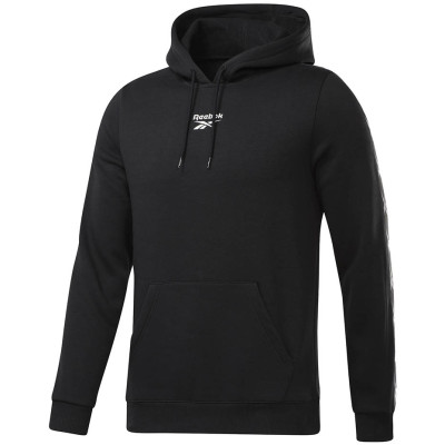 Bluza męska Reebok Te Tape Hoodie czarna GQ4212