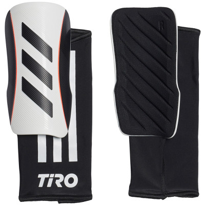 Ochraniacze piłkarskie adidas Tiro SG LGE biało-czarne GK3534