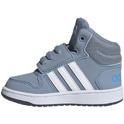 Buty dla dzieci adidas Hoops Mid 2.0 niebieskie FW4922